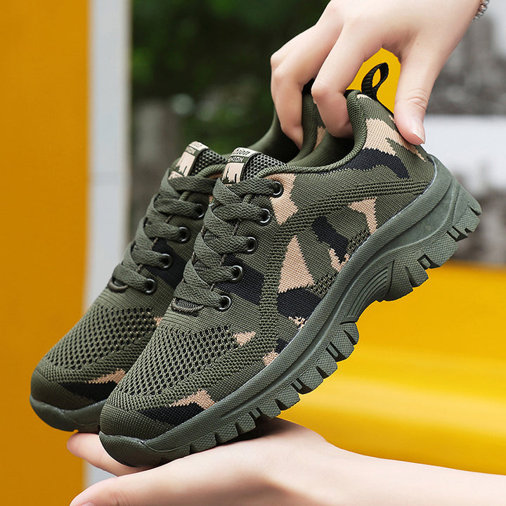 Herrer Camo Mesh Løbesko Stilla