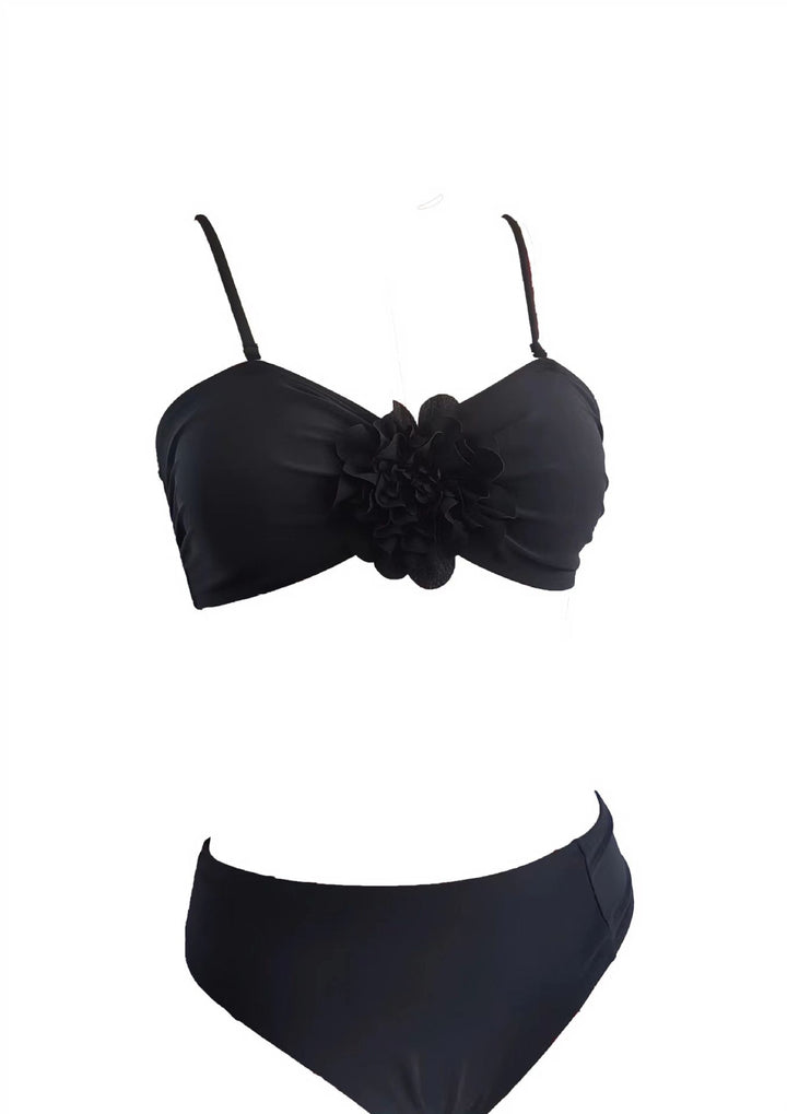 Dame bikini sæt med dekorativt blomsterdesign og høj kvalitetsmateriale Skovae