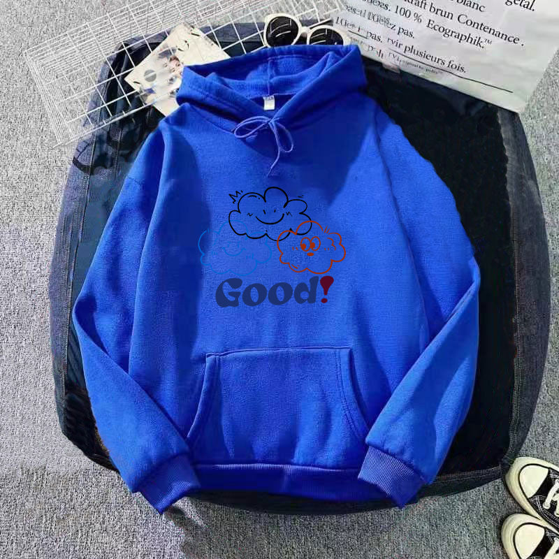 Kvendes hoodie med legende sky design Skovae