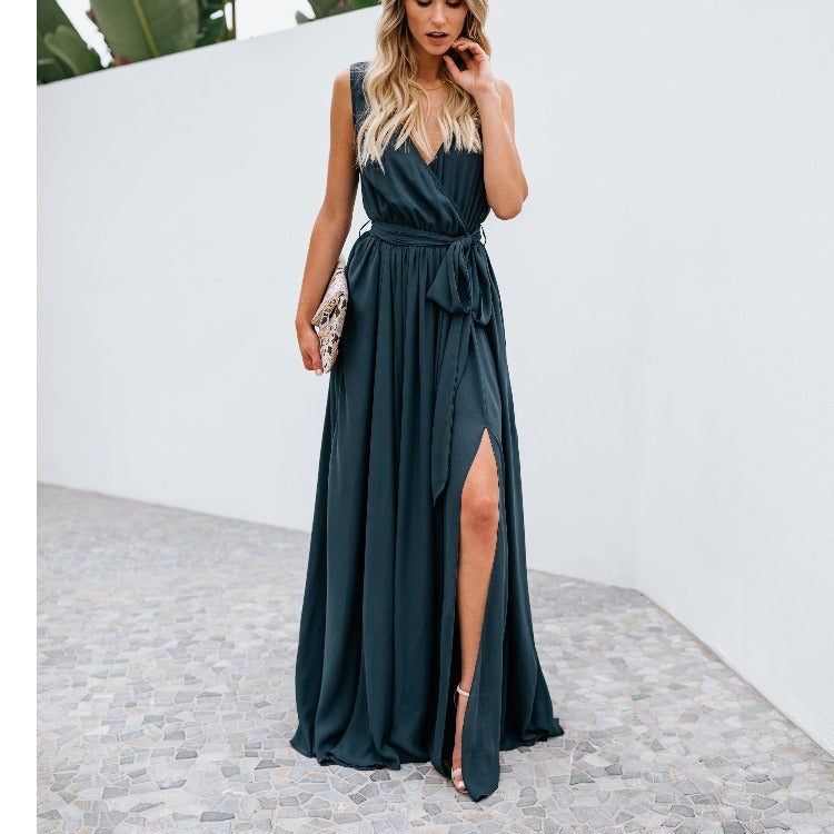 Dame Elegant Maxikjole Stilla