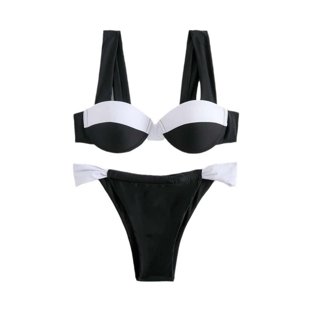 Dame Bikini-sæt med elegante stropper og moderne bustier-overdel Stilla