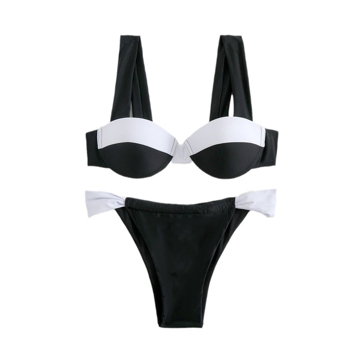 Dame Bikini-sæt med elegante stropper og moderne bustier-overdel Stilla