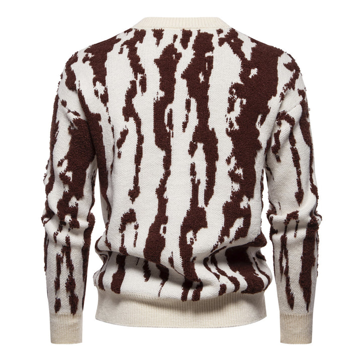 Herre Kunstnerisk Tekstureret Pullover Sweater Stilla