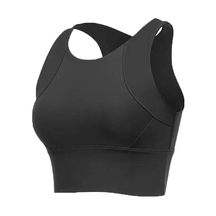 Dame Sporty Crop-Top med Racerback og fugttransporterende materiale Stilla