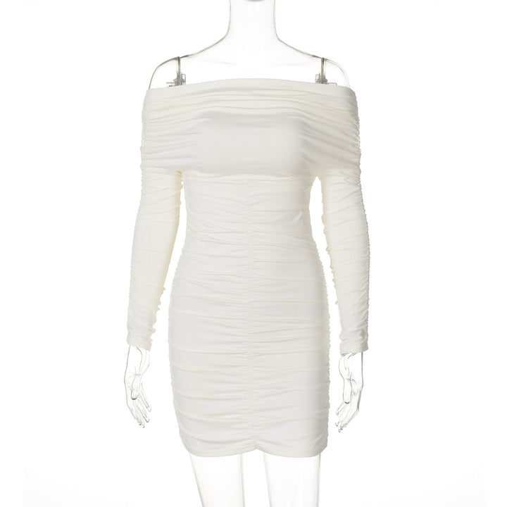 Damer figursyet Off-Shoulder minikjole med raffineret flæsedesign Stilla