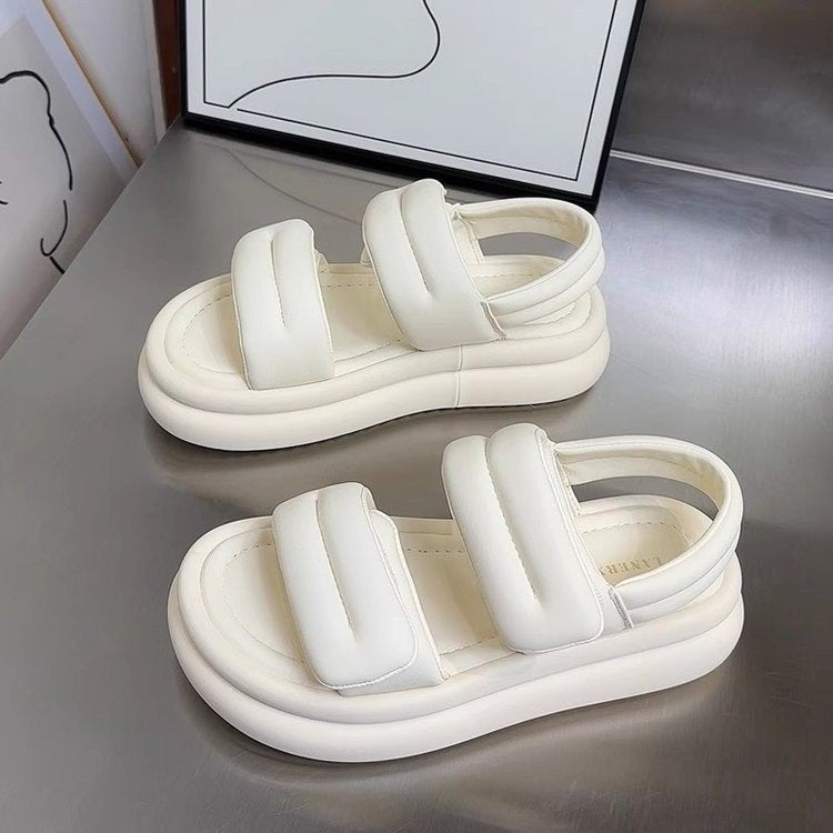 Dame komfort-sandaler med dæmpende remme og ergonomisk sål Stilla