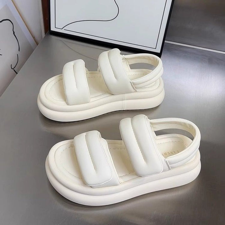 Dame komfort-sandaler med dæmpende remme og ergonomisk sål Stilla