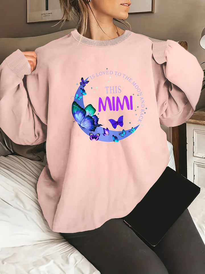 Kvinders Grafisk Sweatshirt Stilla