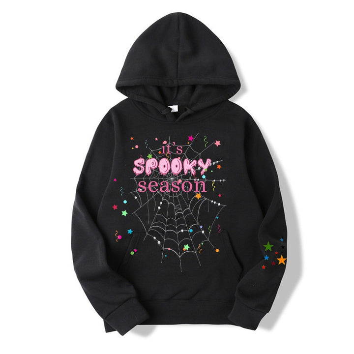 Kvinder hyggelig hoodie med grafisk Halloween design Skovae