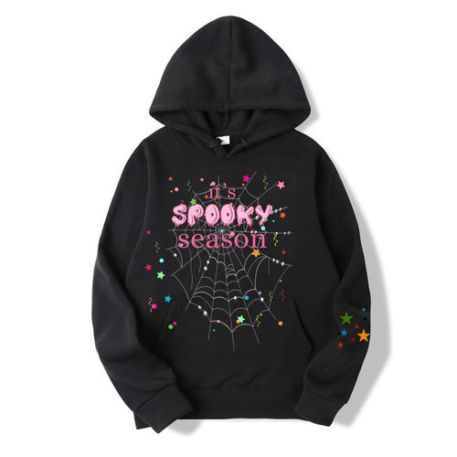 Kvinder hyggelig hoodie med grafisk Halloween design Skovae