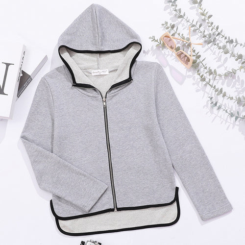 Kvinders sporty zip hoodie jakke Stilla
