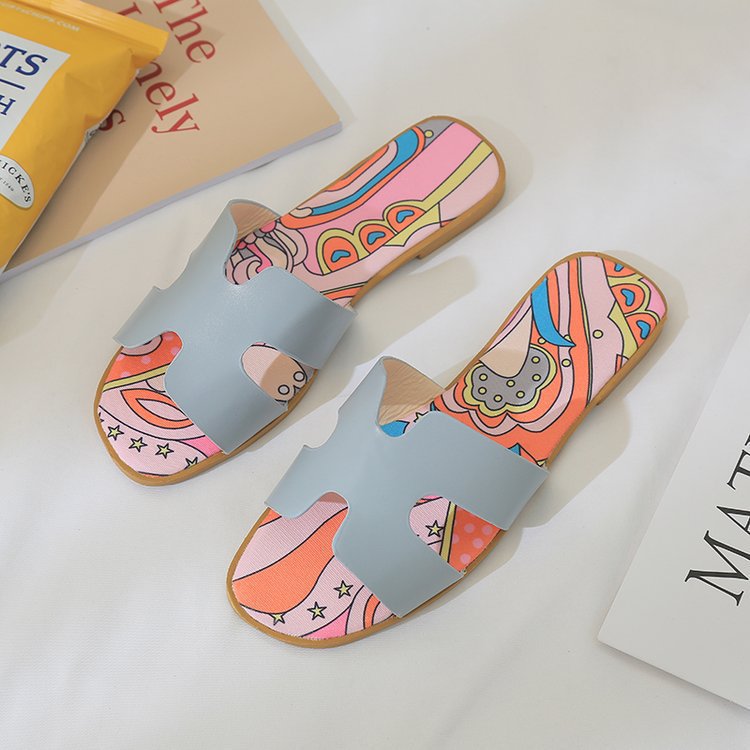 Dame Mode Strand sandaler med farverigt indre futter og behagelig sål design Stilla