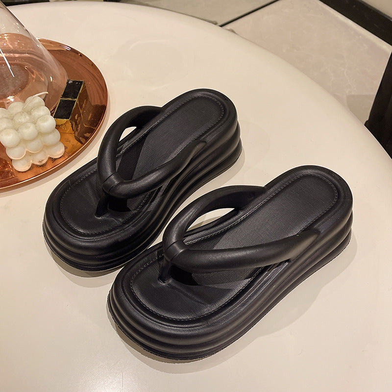 Dame Komfortable Plateau-Sandaletter med ergonomisk design og skridsikker sål Stilla