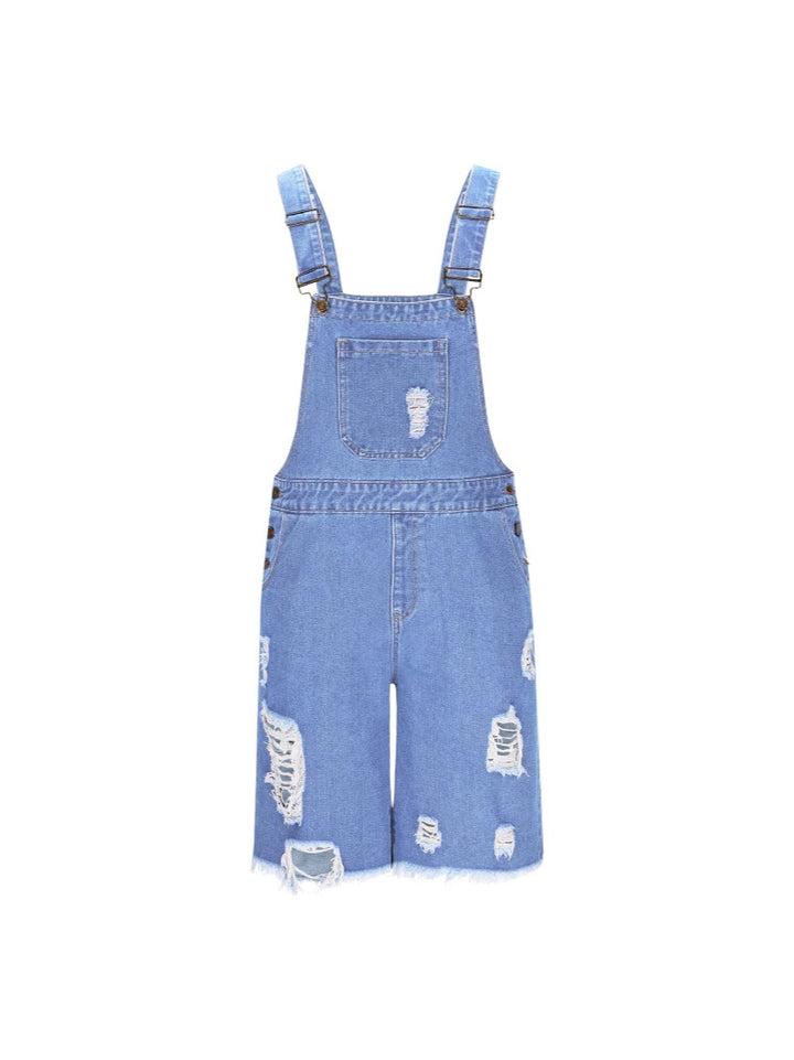 Herrer Casual Denim Patebukser i distressed look Stilla