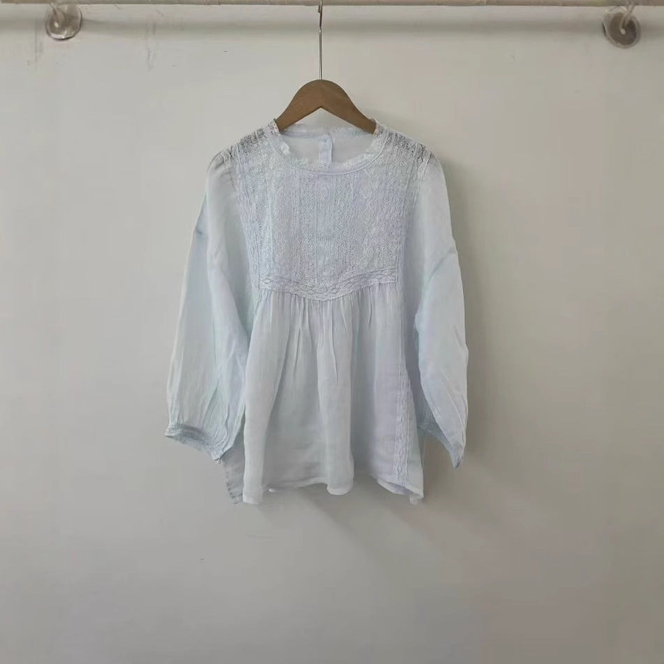 Femme Delicate Spidset Bluse Stilla