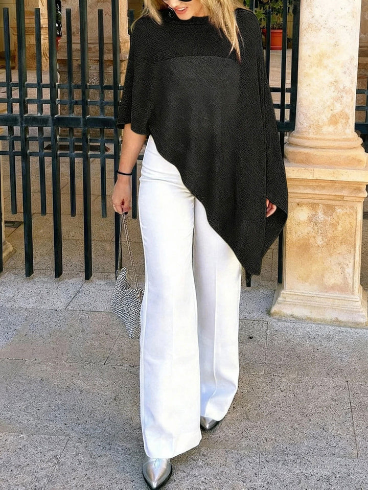 Kvinder elegant og stilfuld poncho bluse Stilla