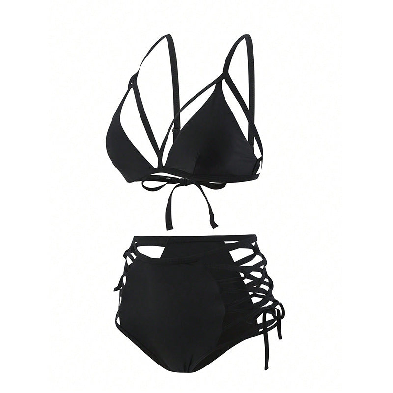 Dame Bikini-sæt med innovativ skæring og trendy cut-out-design Stilla