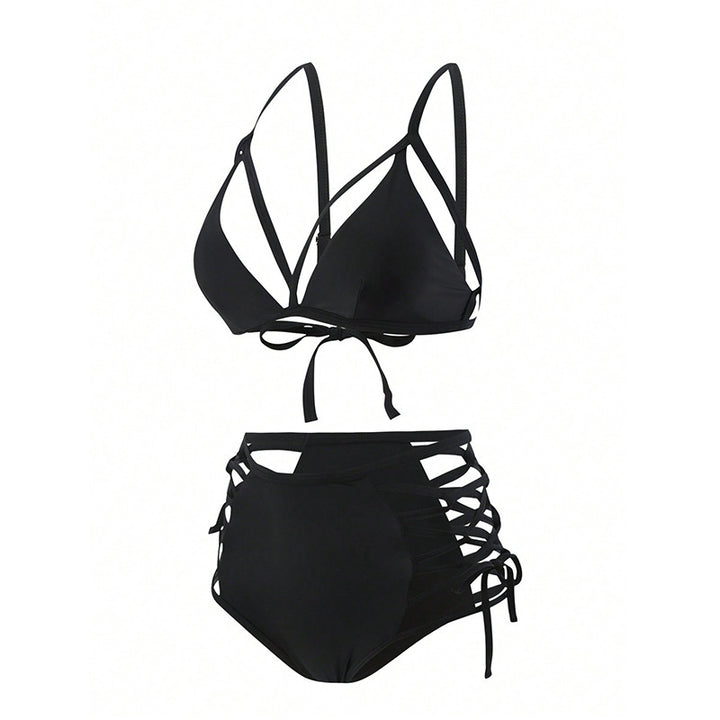 Dame Bikini-sæt med innovativ skæring og trendy cut-out-design Stilla