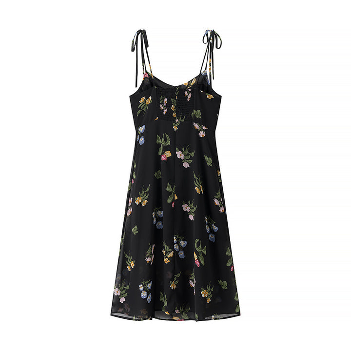 Feminint blomster midi kjole Stilla