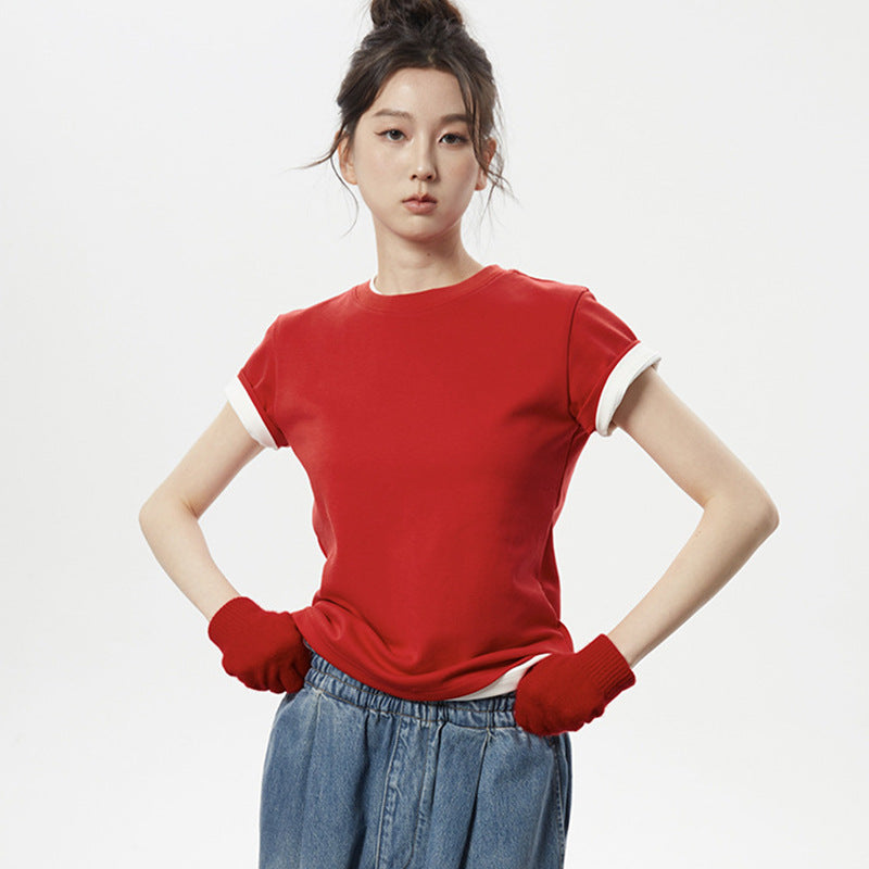 Kvinders casual T-shirt med moderne snit Stilla