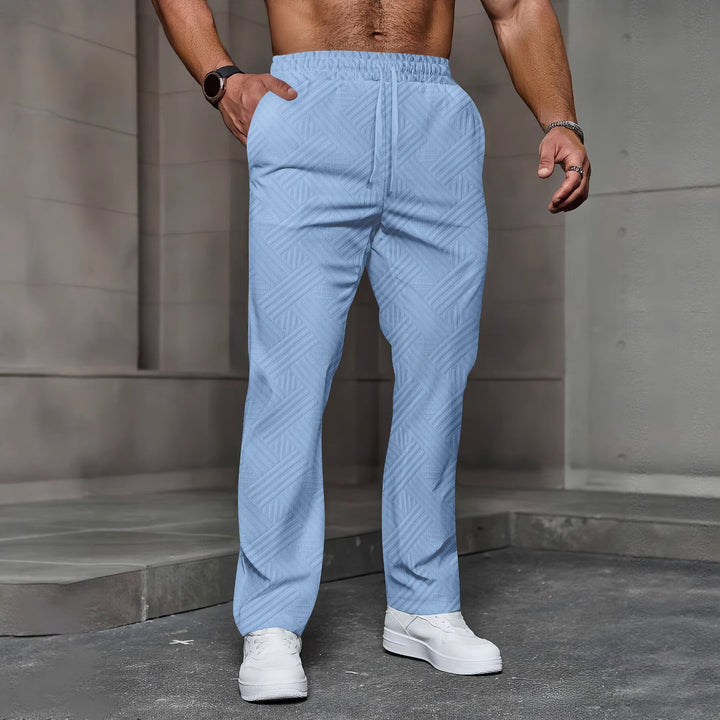 Herrer Sporty Joggingbukser med moderne strukturdesign Stilla