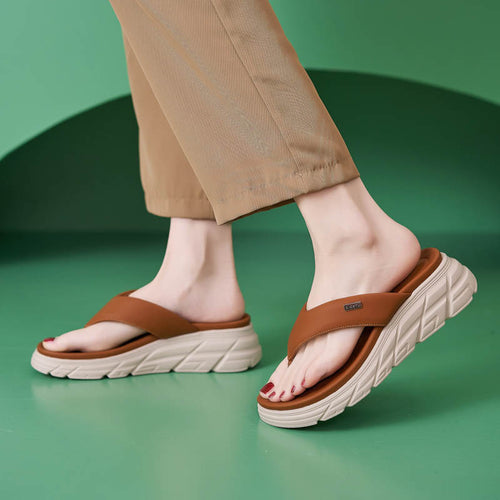 Dame toe-separer-sandaler med ergonomisk fodseng og stødabsorberende sål Stilla