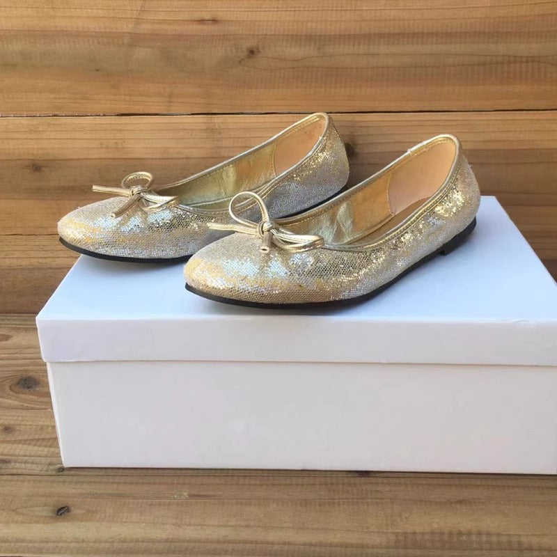 Dame Balletstil Flade Sko med elegant Sløjfedetalje Stilla