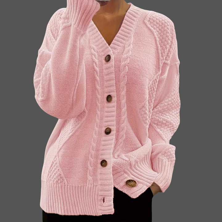Kvinders cardigan i afslappet oversized stil Stilla