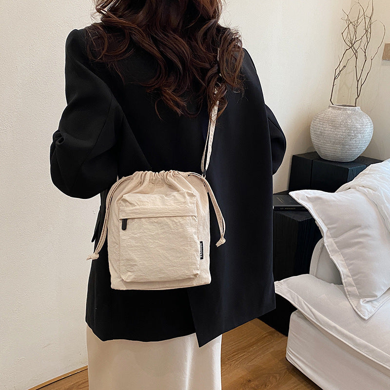 Femme Alsidig Snøre Tote Bag Stilla