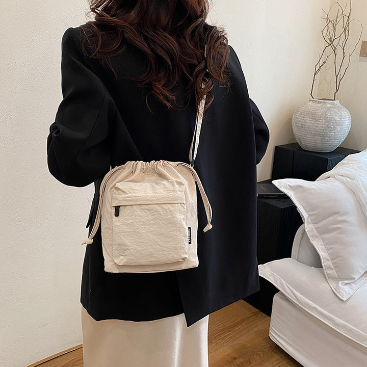 Femme Alsidig Snøre Tote Bag Stilla