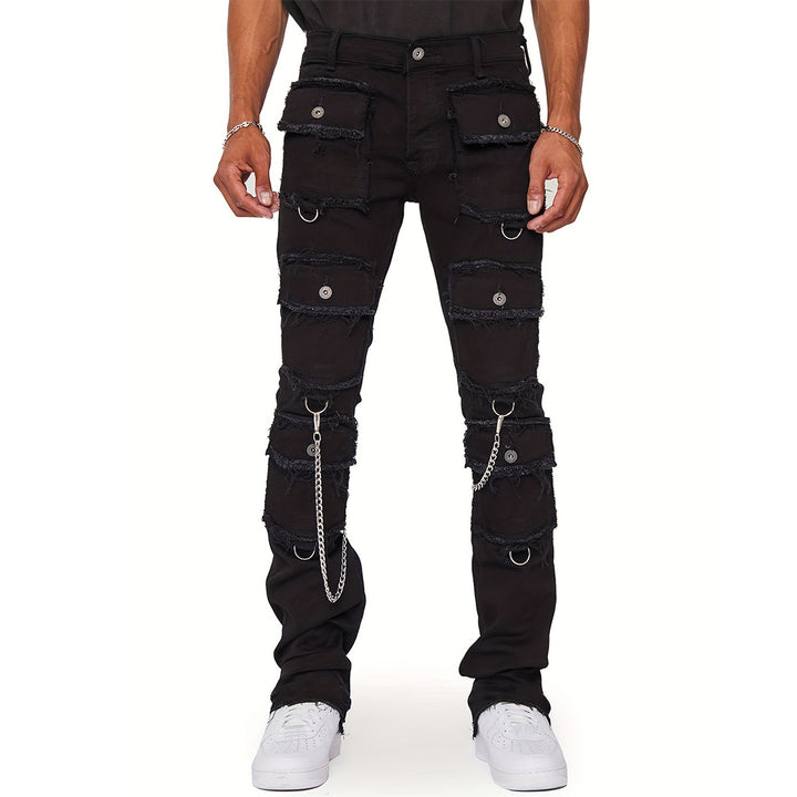 Herre Utility Jeans med praktiske lommer og modeelementer Stilla