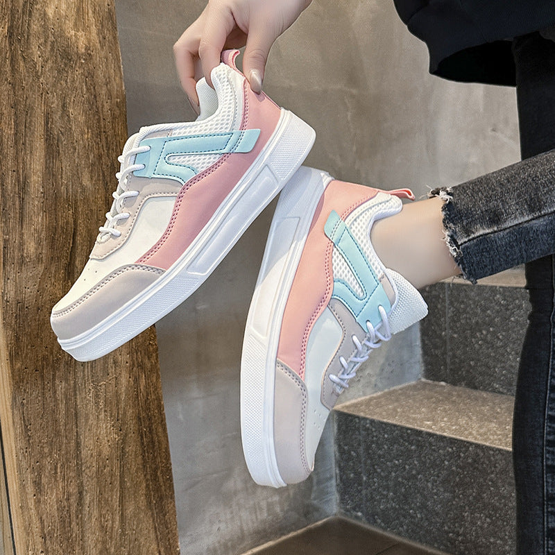 Dame Lettere Athletic Sneakers med Åndbar Mesh-Ventilation og Polstret sål Stilla