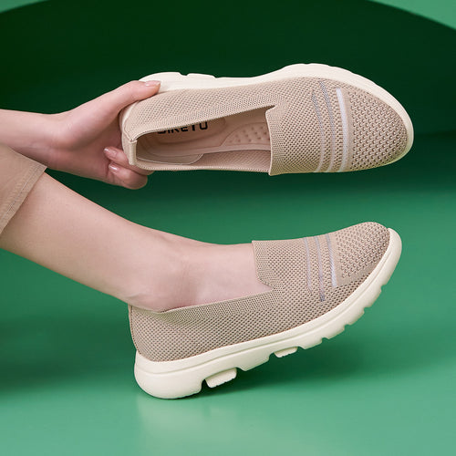 Damer Bequem Slip-On Sneakers med åndbart overmateriale og dæmpende sål Stilla