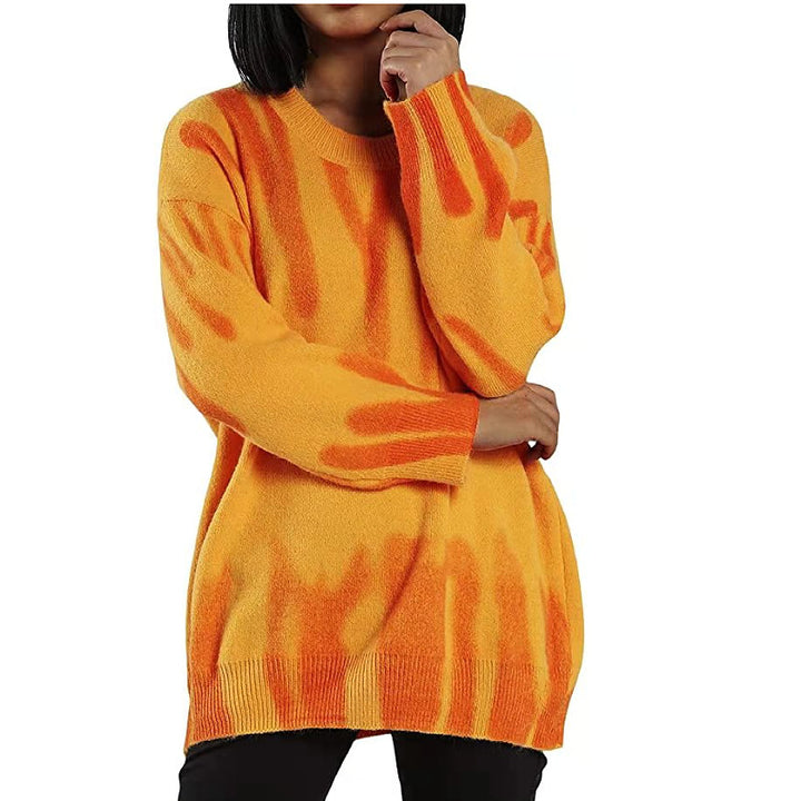 Kvinders oversized sweater med moderne gradient Stilla