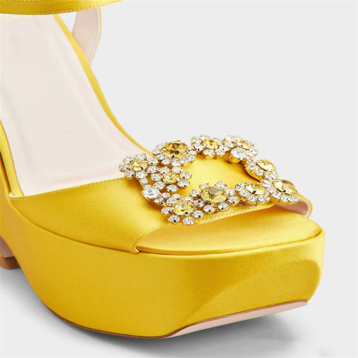 Femme Stilfulde Wedge-Hæle med Pyntede Detaljer Stilla