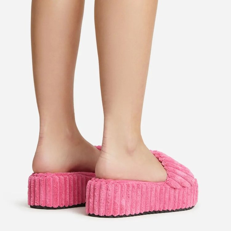 Dame Fuzzy Wellness-sandaler Stilla