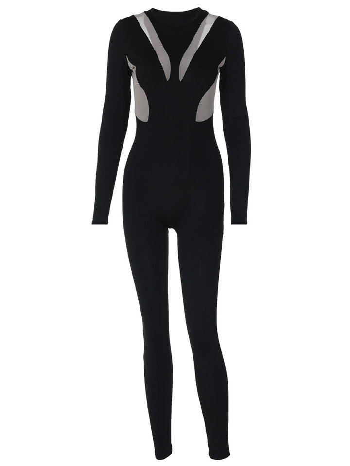 Damer figurtilpasset jumpsuit med raffinerede cut-outs og elegante detaljer Stilla