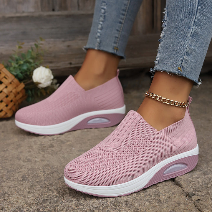 Dame Slip-On Sneakers med åndbart overmateriale og komfortabel sål Stilla