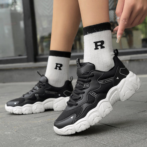 Dame Chunky Mesh Sport Sneakers med forbedret dæmpning Stilla