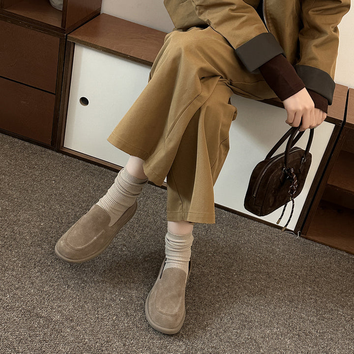 Femme Nubuck Slip-ons Stilla