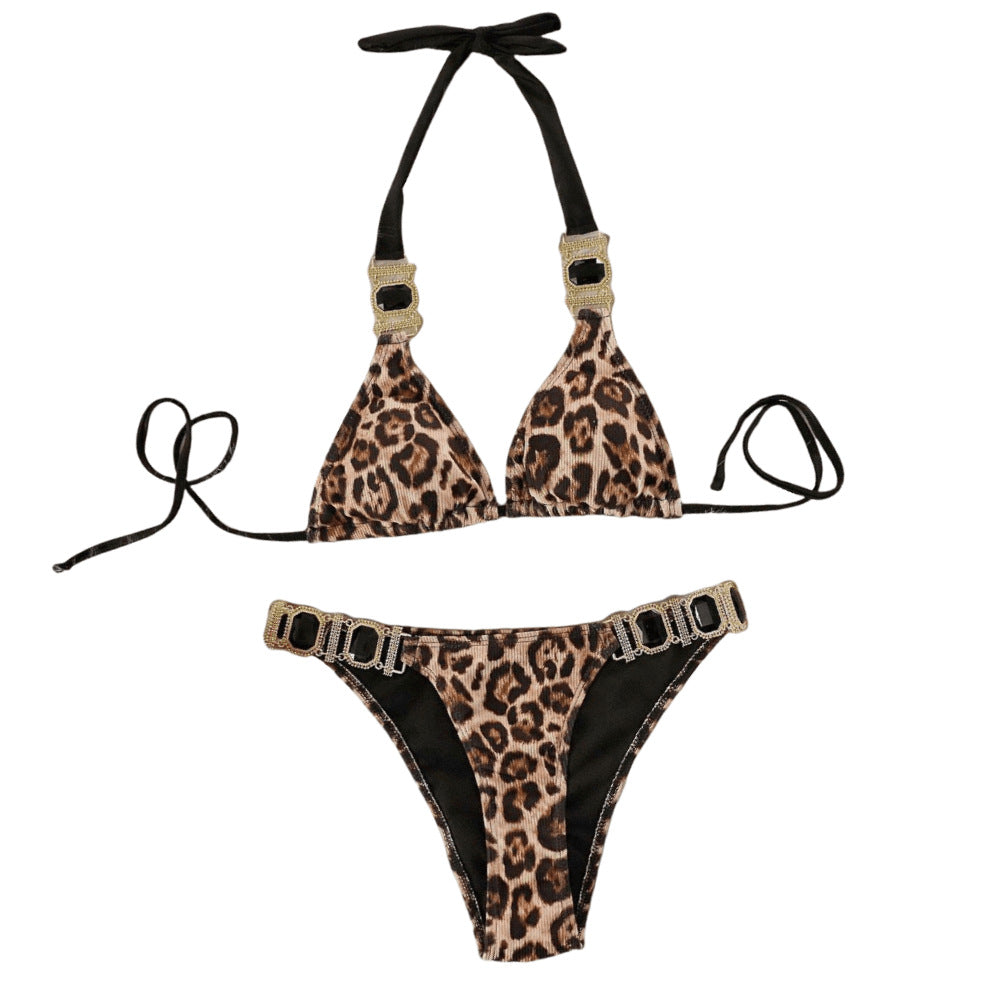 Dame Dyr motiv Bikini Sæt Stilla