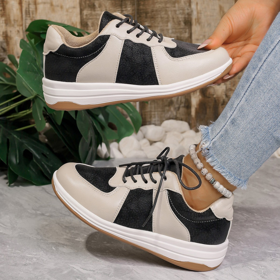 Dame Sporty Komfort-Sneakers med åndbart overmateriale og dæmpende sål Stilla