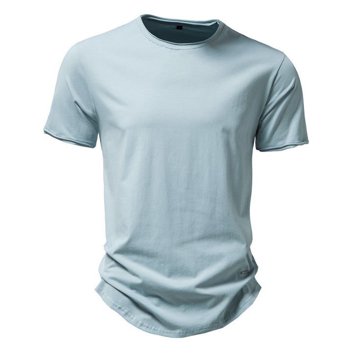 Herre T-shirt lavet af kvalitets, åndbart bomuldsblanding med moderne snit Stilla