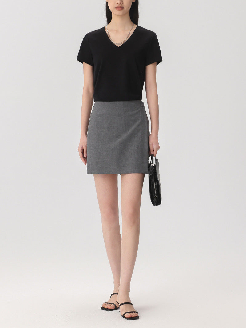 Femme Chic Vikket Mini nederdel Stilla