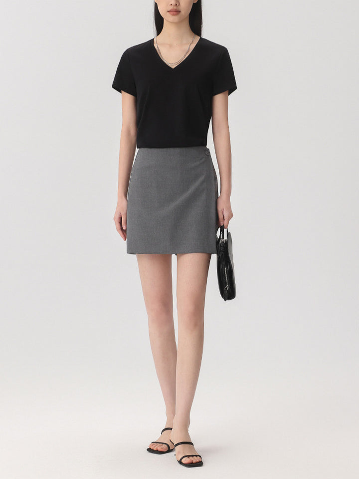 Femme Chic Vikket Mini nederdel Stilla