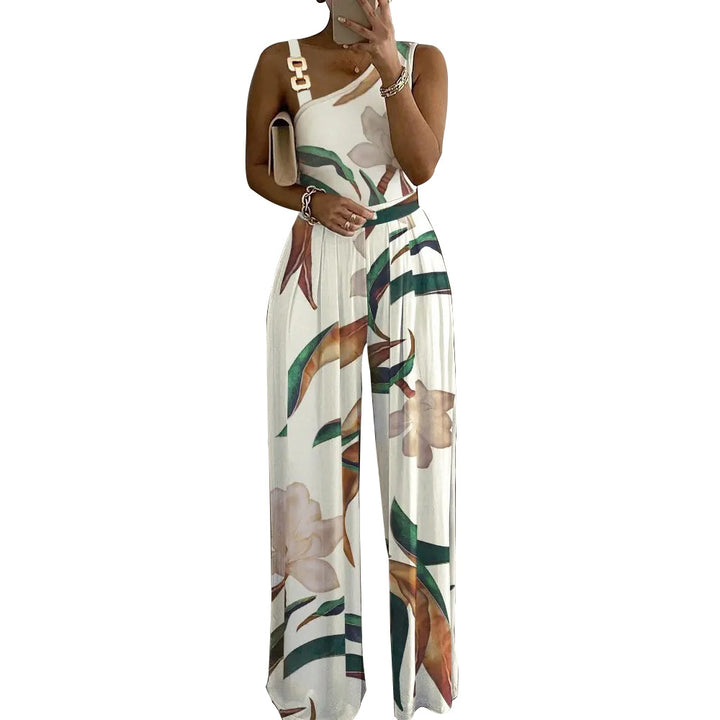 Dame Floral Print Maxi Jumpsuit Stilla
