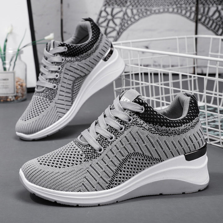 Femme Højtydende Strik-Løbesneaker Stilla