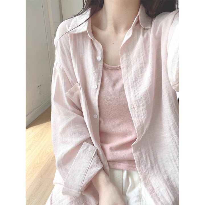 Femme Let Lag Knapshirt Stilla