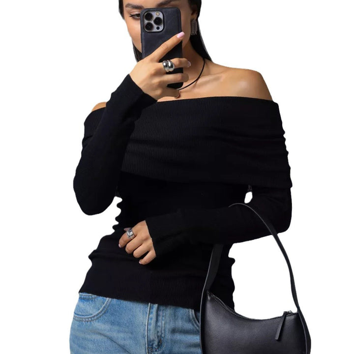 Off-Shoulder Langærmet Top Stilla