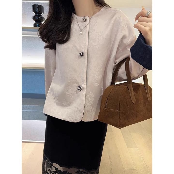 Damer Elegant Kort Blazer Stilla